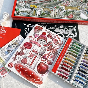 荷尔拜因樋口裕子联名款限定24色108色水彩套装 限量管状国内现货