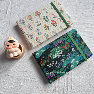 飞乐鸟碎花绿野仙踪布艺水彩本16k32K活页300g手账便携旅行本