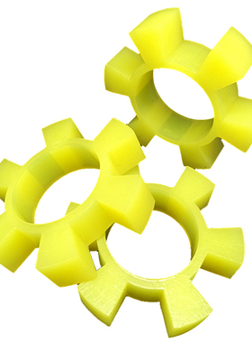 BESPLE密封T型聚氨酯六角轮减震胶垫缓冲块垫弹性圈IS清水泵配件