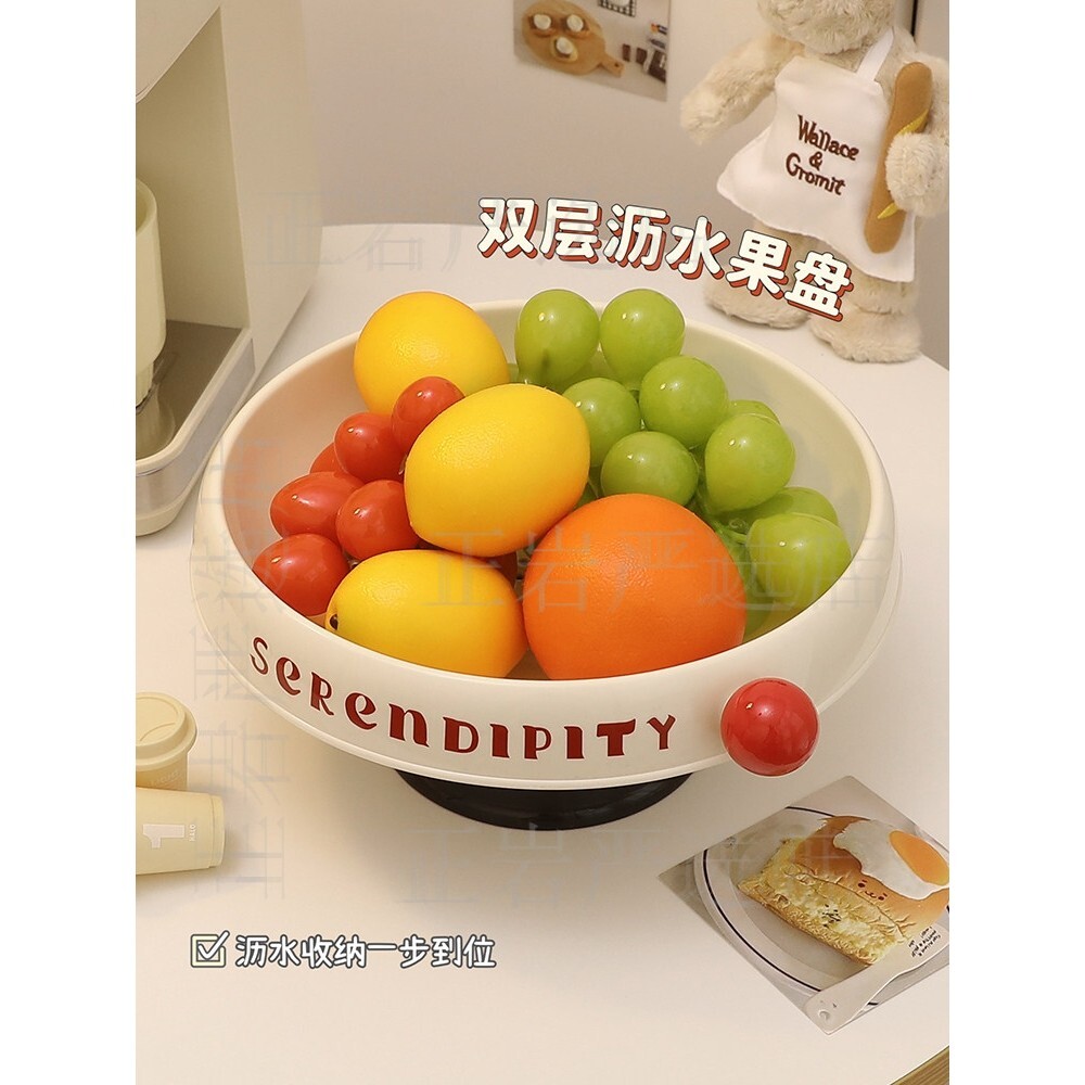 2025年新款水果盘子漂亮的水果盘子装精致家用茶几高颜值糖果零食