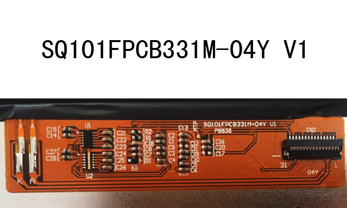 SQ101FPCB331M-04Y V1液晶显示内屏 12寸平板电脑电容触摸外屏
