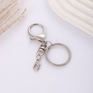 DIY玩偶玩具挂钩电镀龙虾扣双开口包包五金配件钩扣金属钥匙扣