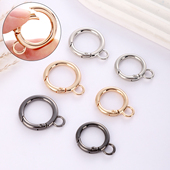 8字弹簧圈圆环扣圆形挂环包包手挽肩带手工DIY饰品配件开口钩扣