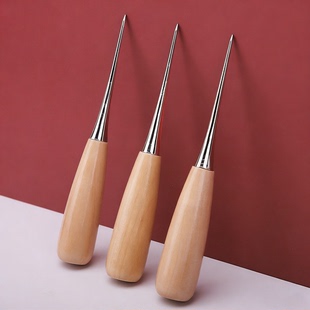 包包PU皮料布料开孔锥子扎眼工具配件辅助辅料穿孔针锥