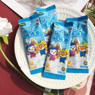 Pororo啵乐乐益生菌芒果味棒棒糖高颜值结婚喜糖伴手礼休闲糖果