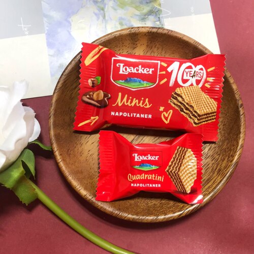 莱家进口威化饼干榛子味