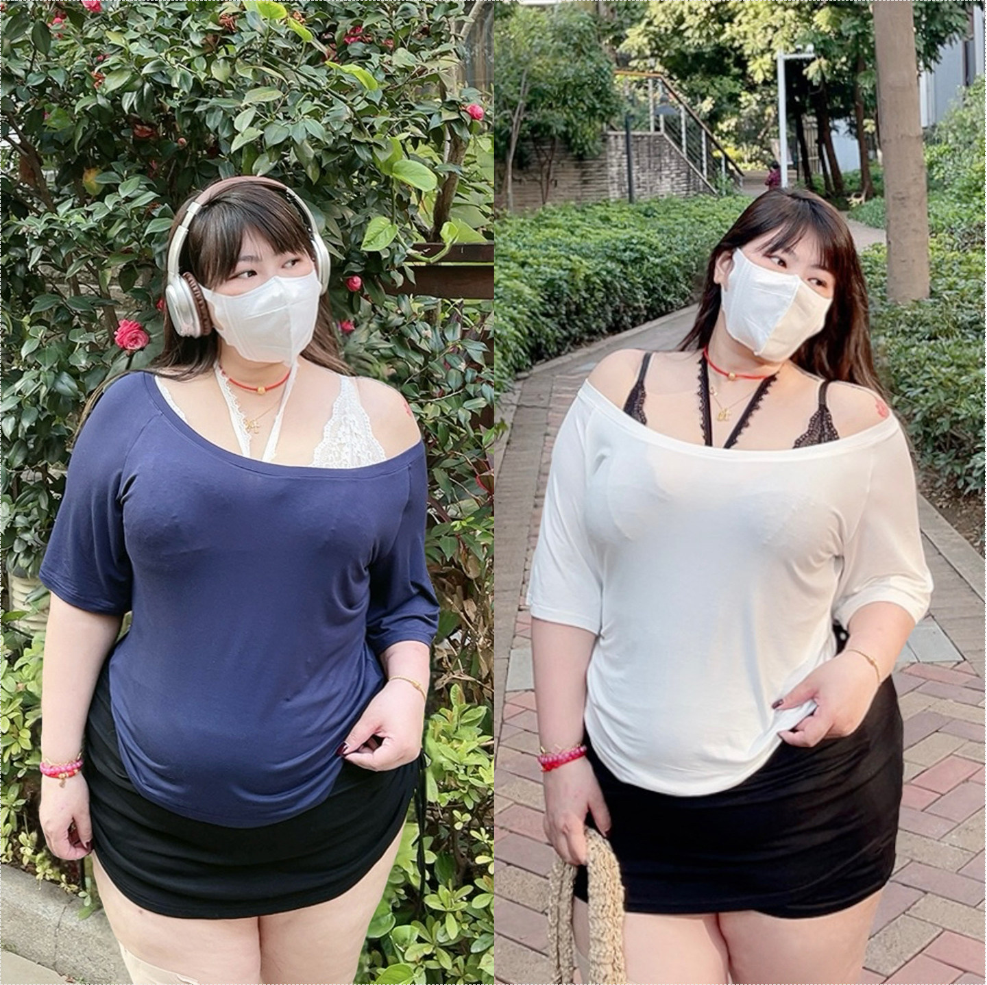 大码女装宽松慵懒上衣休闲百搭图片