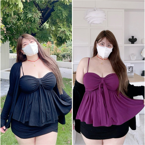 100-220斤纯欲性感背心吊带女