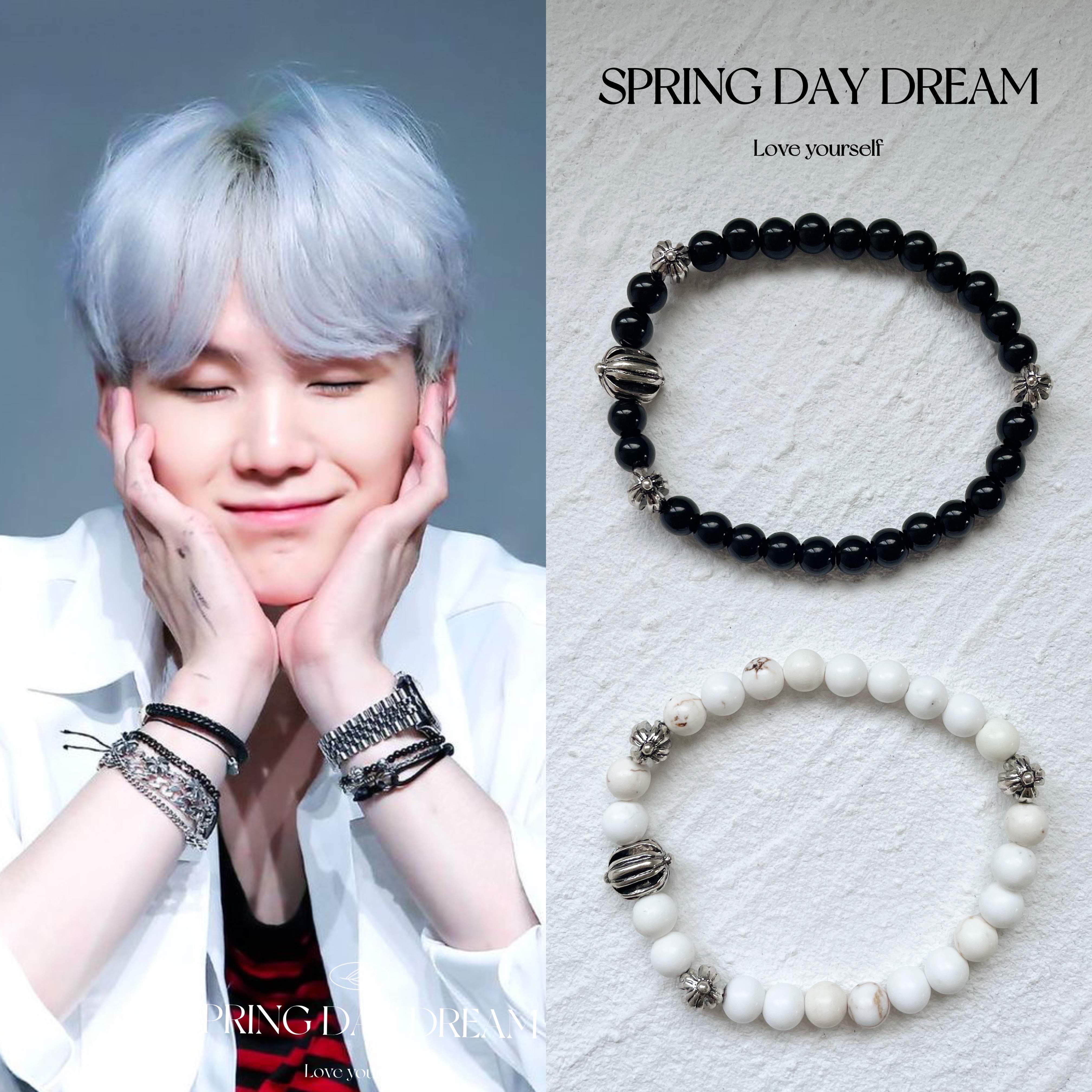 suga闵玧其同款手串韩版百玛瑙