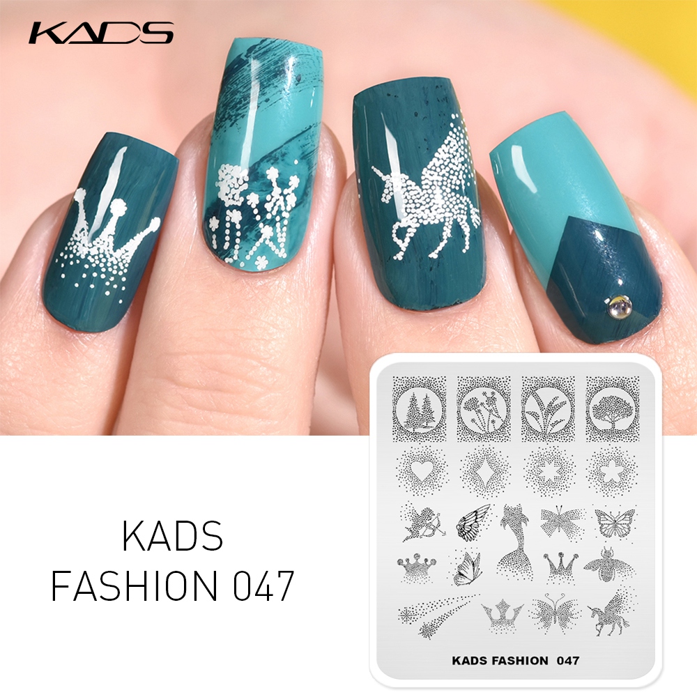 KADS 4月款美甲印花模板中国风印花钢板指甲油美甲diy-封面