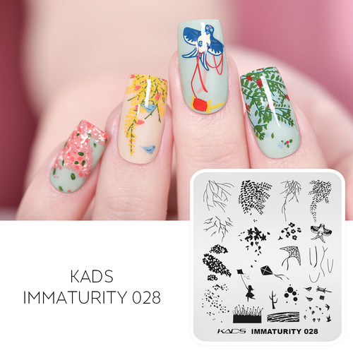 kads童年系列美甲印花模板