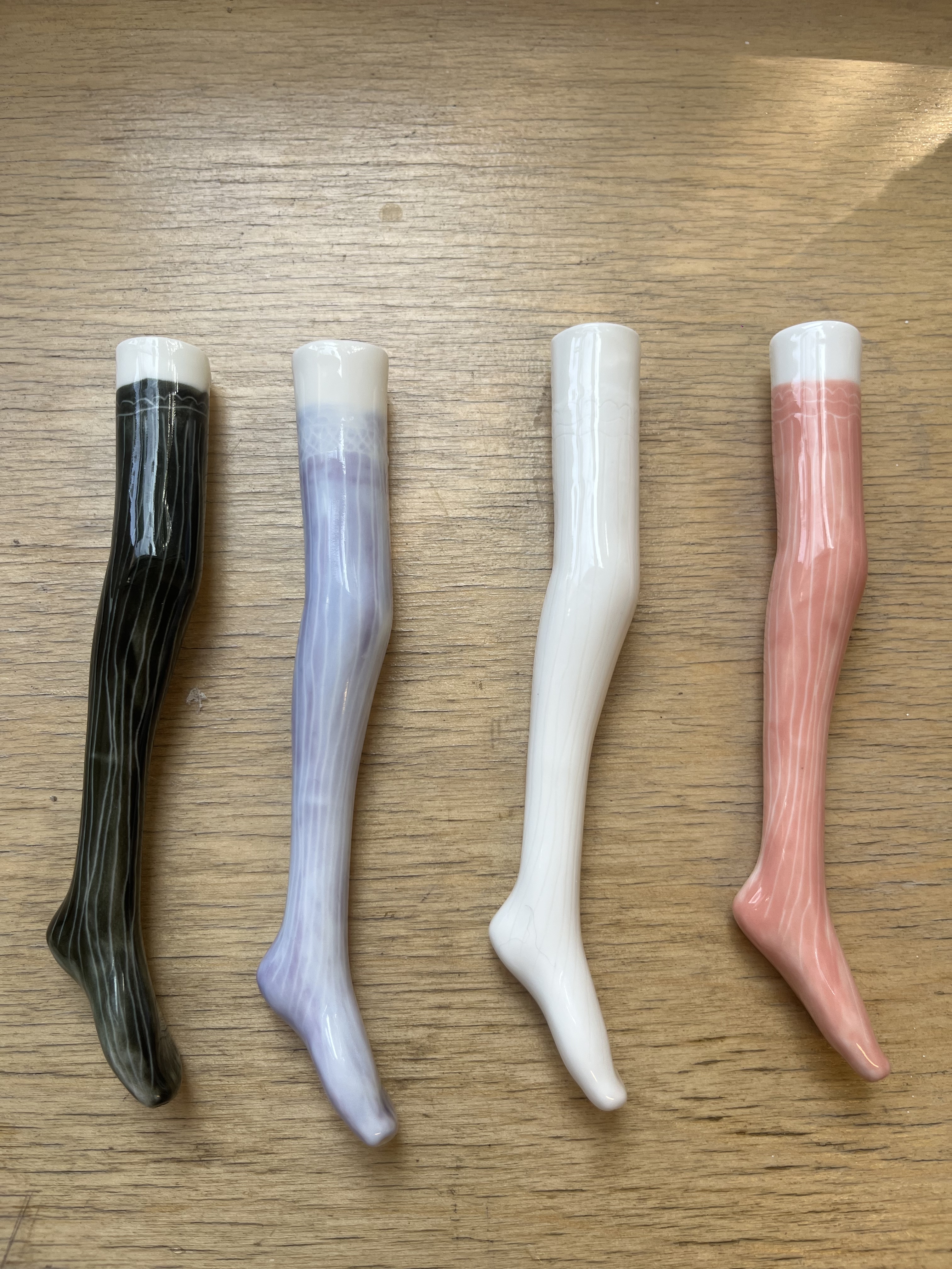 预售商品，付款10天内发货，急单慎拍 陶瓷创意摆件 陶瓷臭脚吸管