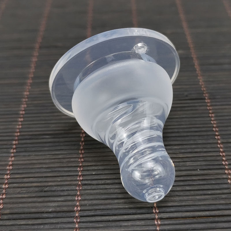 宝宝3.5cm标准口径奶瓶通用替换配件食品级硅胶奶嘴婴儿防胀气