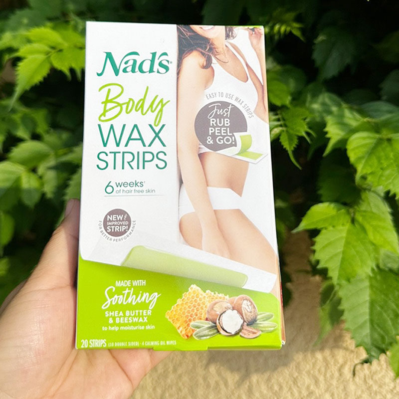 现货 nads 天然蜜蜡全身脱毛贴纸 20片 body  wax strips
