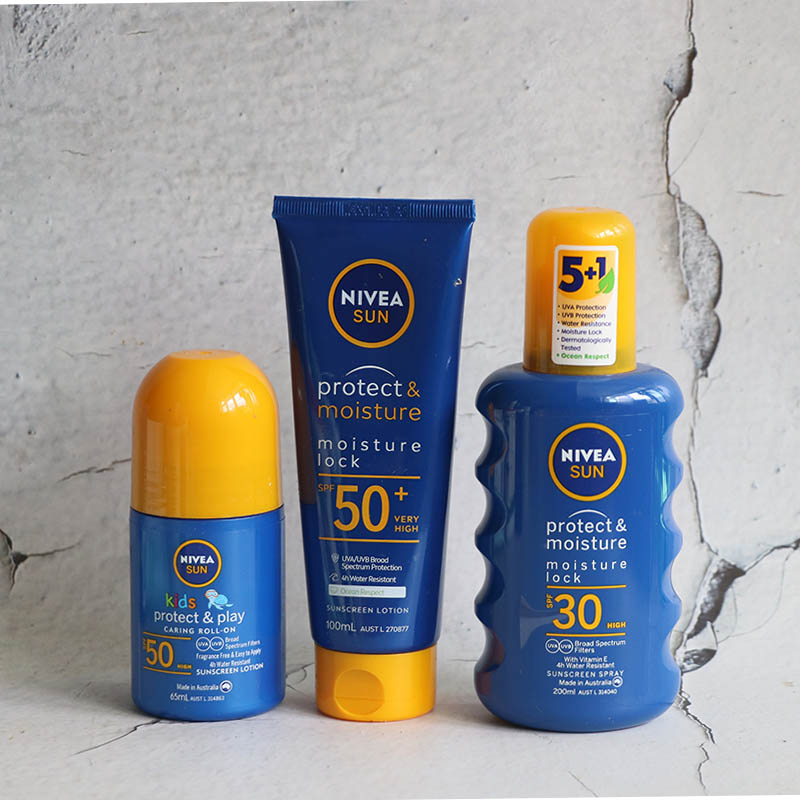 现货 Nivea 妮维雅 保湿防晒乳 SPF 50 儿童防晒霜 滚珠型