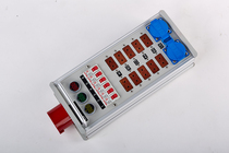 Fuge stage lighting power box wedding lighting 40A 10A bakelite plug-in voltmeter 6-way silicon box junction box