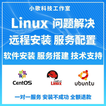 linux问题解决centos/ubuntu系统安装软件运维护修复故障技术支持