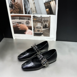 IDO女鞋新款2026爆款时尚气质软皮内增高玛丽珍鞋女配裙子单鞋春