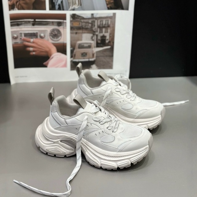 IDO春款新款欧货拼色时尚老爹鞋