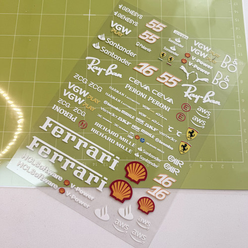 高精度转印贴纸，转印不留膜