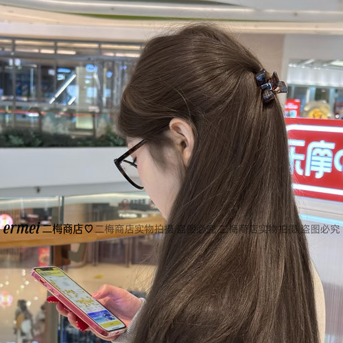 气质半扎发发夹女后脑勺小号抓夹