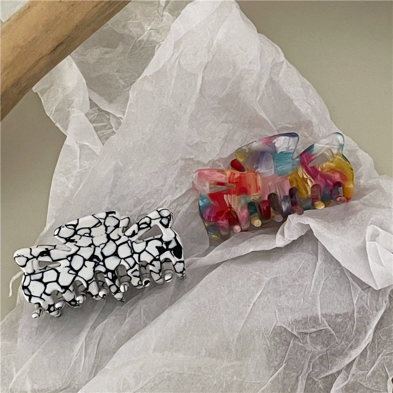 蝴蝶结中号抓夹 韩版简约小巧清新甜美鲨鱼抓 盘发半扎顶夹 新款