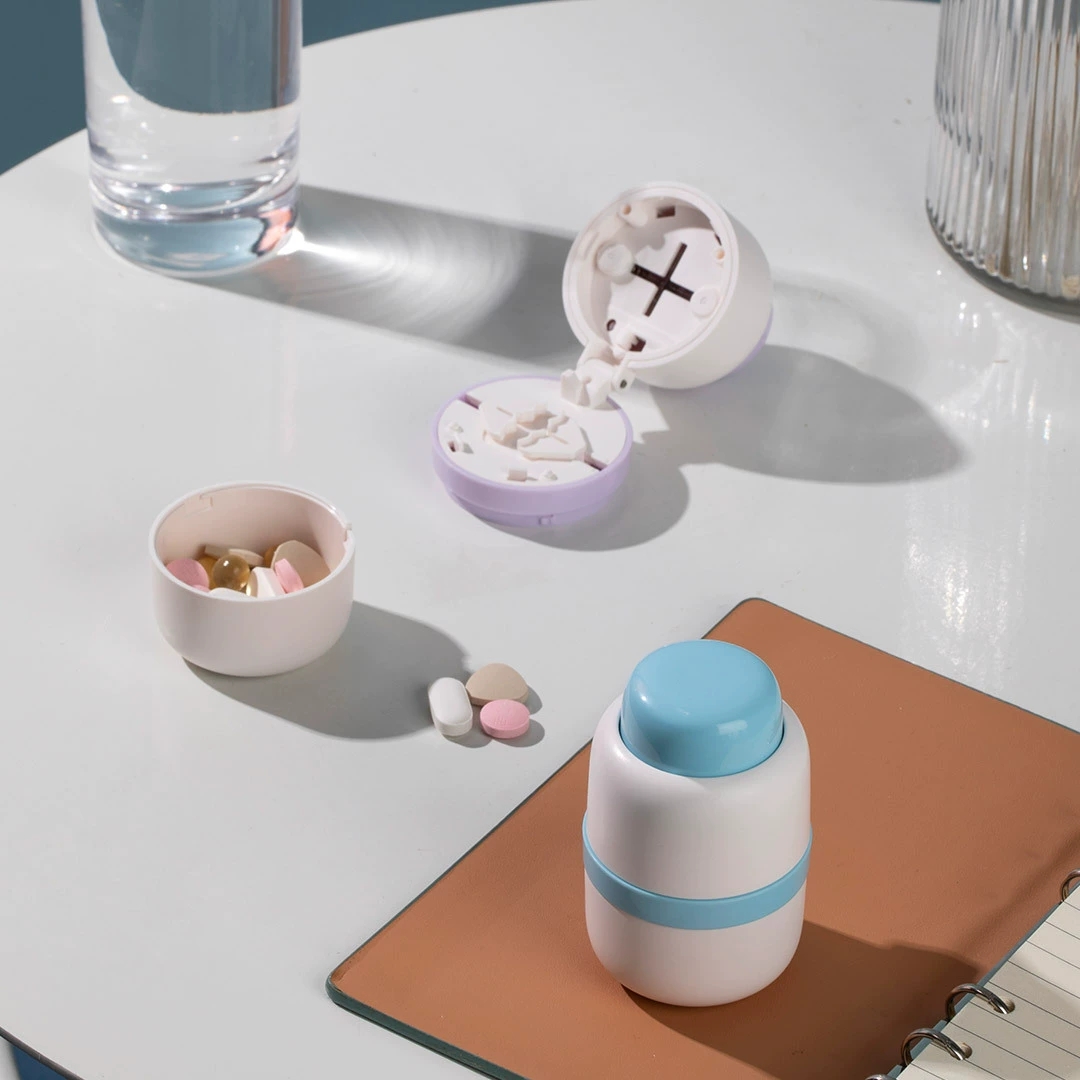 切药器磨粉剪药片碾碎研磨神器分药盒二分一掰分割家用四分一