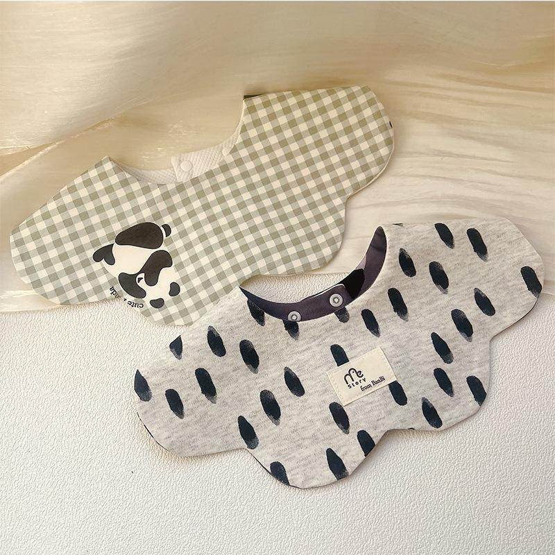 侧标款 冬季新款宝宝棉质围嘴婴儿口水巾侧标双面口水兜围兜0-2岁,婴童用品,小围嘴,淘宝优惠券,粉丝福利购,淘宝优惠卷