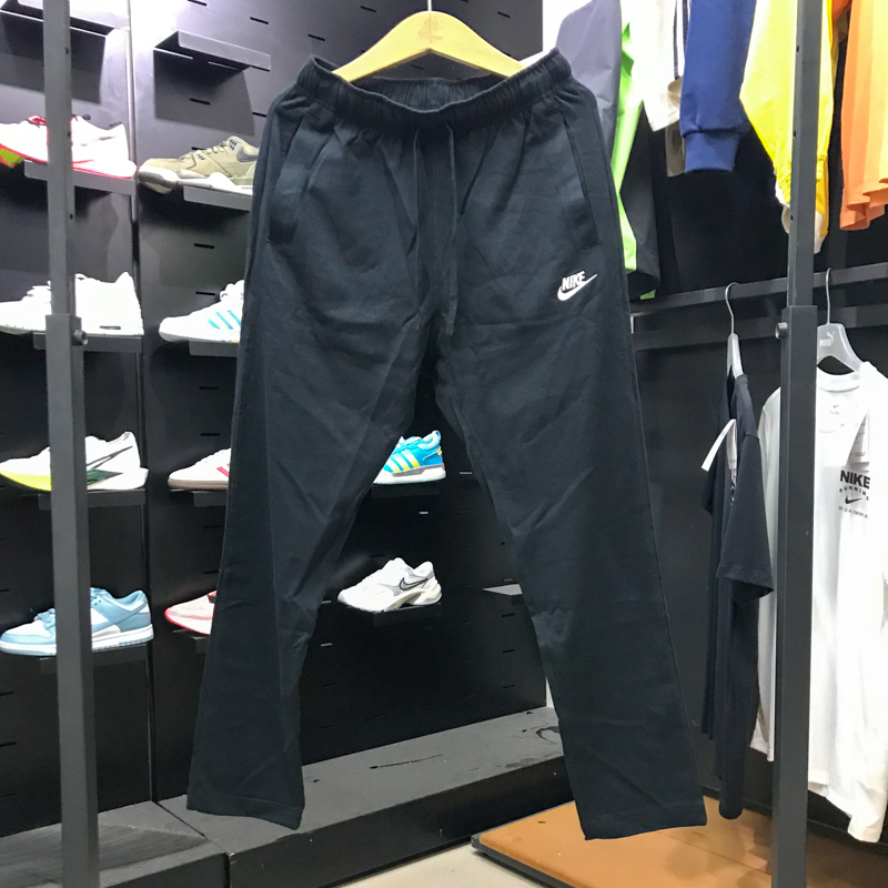 Nike耐克2025春季男子透气休闲针织长裤简约直筒运动裤BV2767-010
