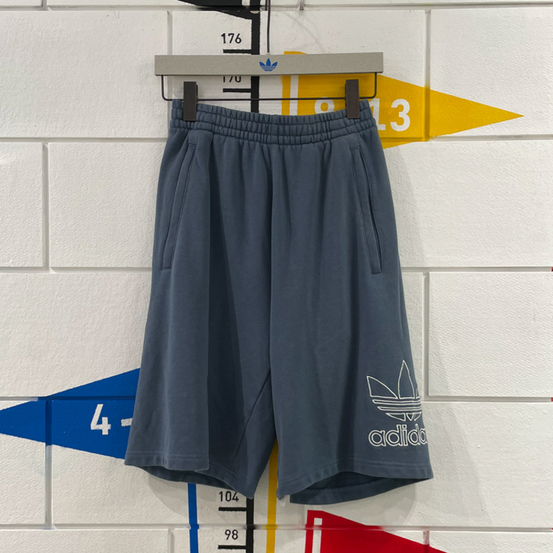 ADIDAS阿迪达斯三叶草2024夏新款男子宽松舒适运动休闲短裤IR8005