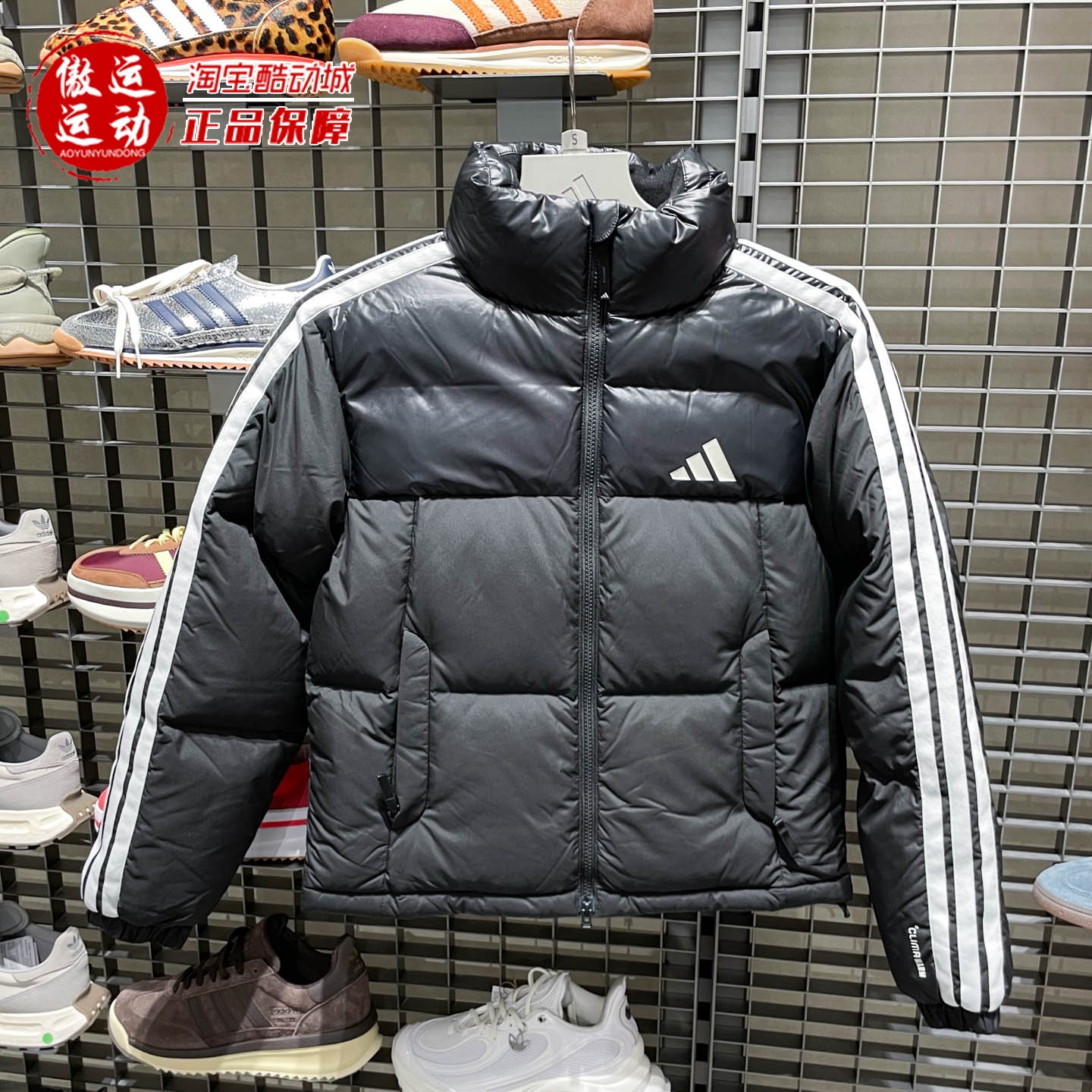 阿迪达斯女子拒水防风羽绒服
