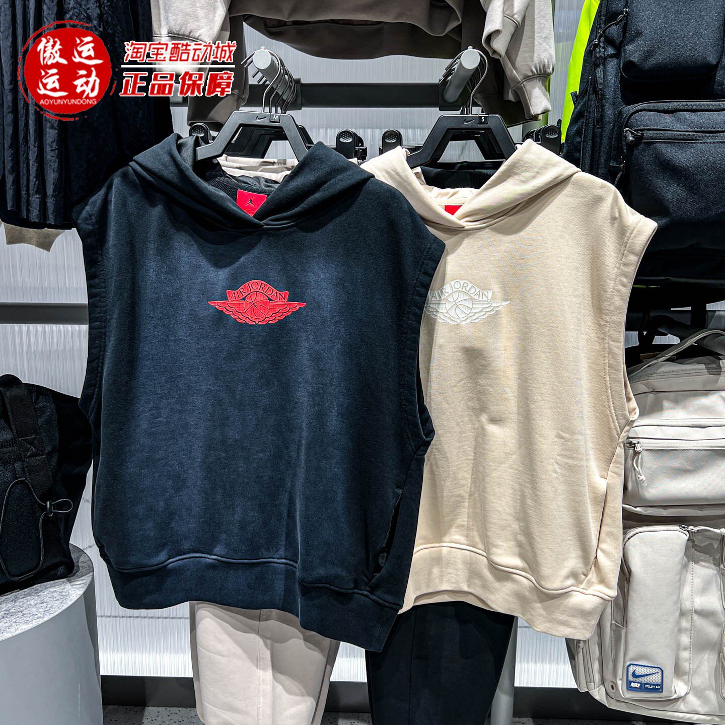 耐克女子小飞人法式毛圈连帽衫