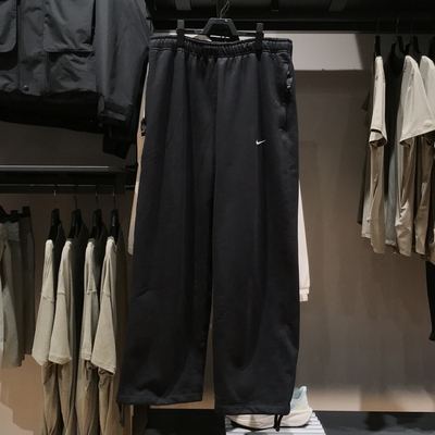 正品NIKE耐克男裤2024冬新款百搭宽松保暖加绒运动长裤FN3343-010