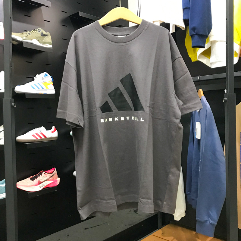 阿迪达斯男女纯棉透气休闲上衣