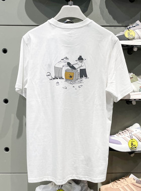 阿迪达斯男子纯棉透气针织运动上衣休闲短袖圆领T恤2025夏KA2248