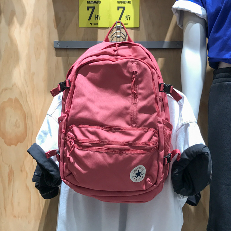 CONVERSE匡威男女包2024秋款大容量双肩背包学生书包10021138-A29