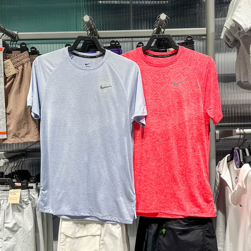 Nike耐克男子速干短袖跑步上衣