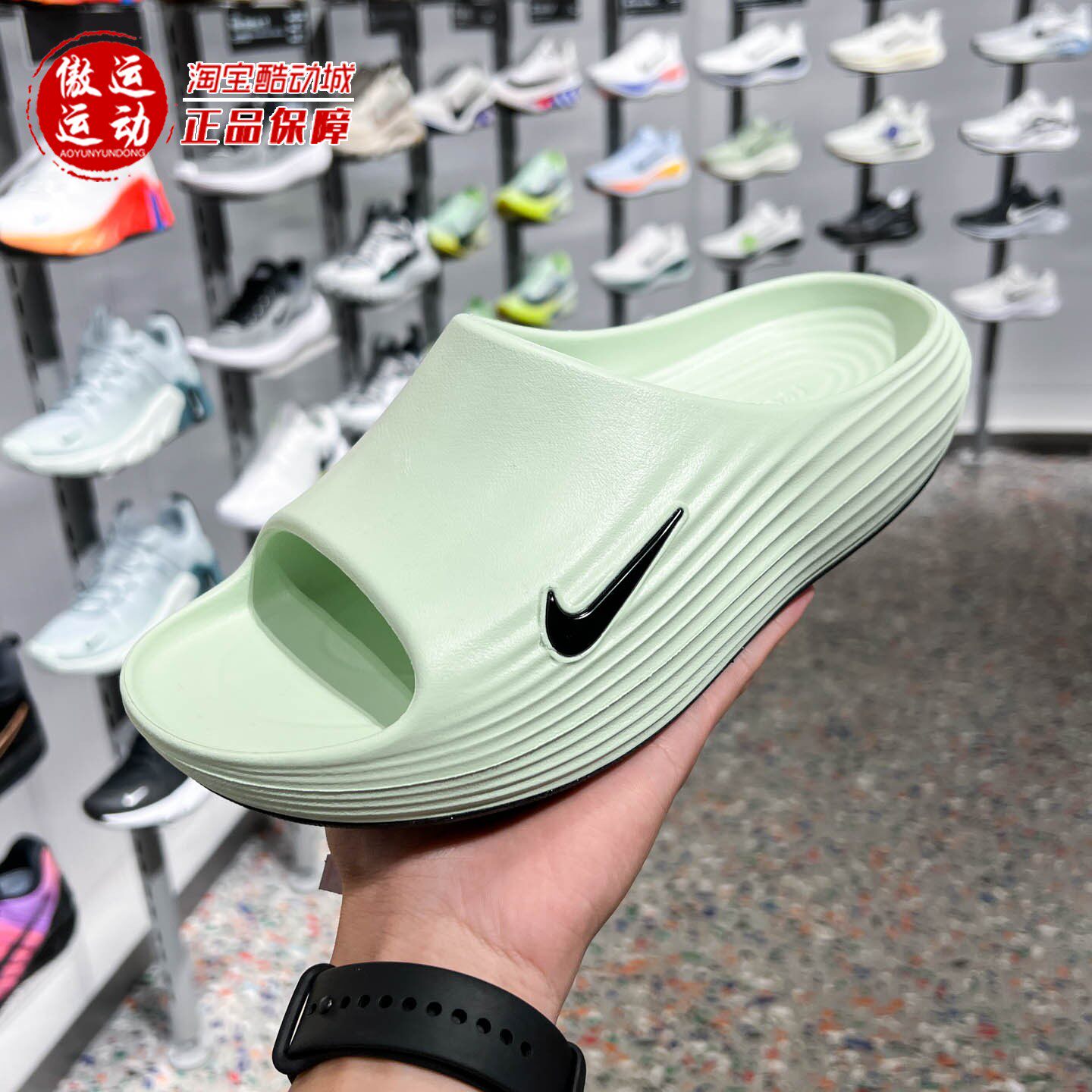 Nike耐克男子时尚休闲透气回弹缓震运动拖鞋2026秋新款HV4479-301