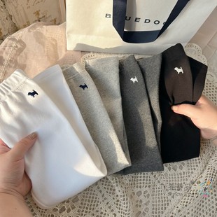 【经典基础百搭】女童春秋裤子高弹力磨毛纯棉百搭纯色长裤打底裤