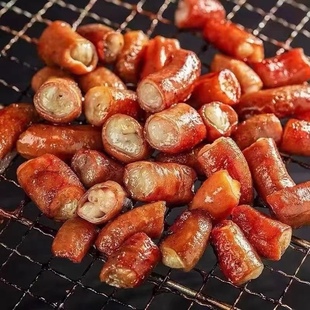 冒节子肥肠烧烤铁板小肠段卤小肠节5斤390个左右成都特产肥肠结子