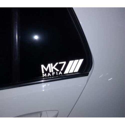 大众高尔夫7车贴 MK7 MAFIA 改装大众黑手党汽车贴纸 MK7