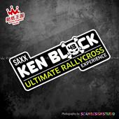 拉力车手砖叔Ken 汽车贴纸防水反光贴花G07 越野赛标改装 Block