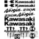 Kawasaki川崎忍者250Ninja250R350R全车贴花贴纸车贴套贴大板花画
