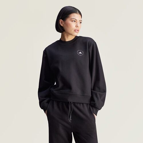 现货 正品 adidas stella 女春秋款运动宽松套头圆领卫衣JJ0150