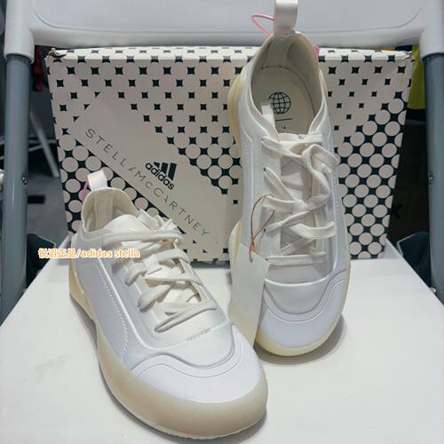 现货adidas stella 联名款运动鞋防滑轻便舒适休闲板鞋FY1548