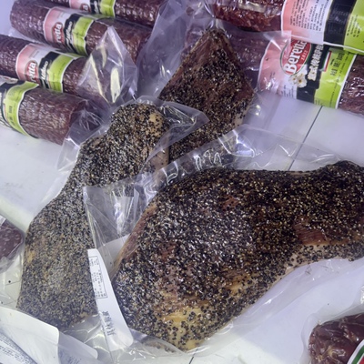 百瑞意式风干面青肉GUANCIALE猪脸肉意式风味酒店西餐咖啡店意面