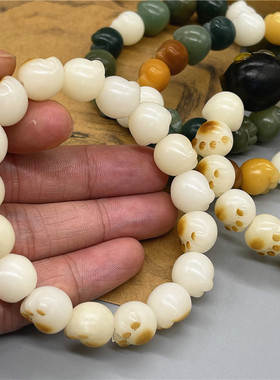 天然风化猫爪菩提根手串手链