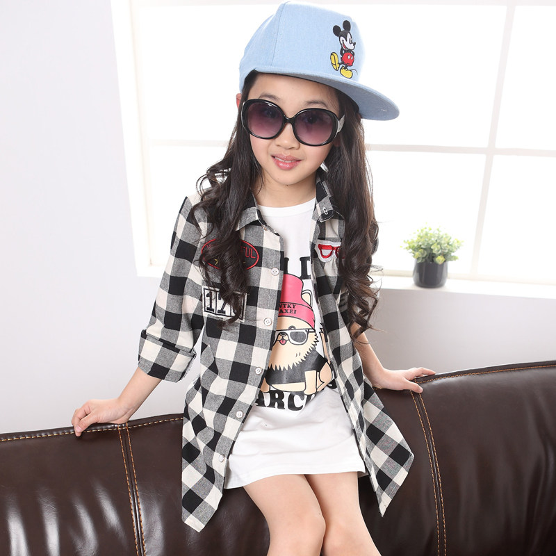 Chemise fille à manche longue - Ref 2087446 Image 3