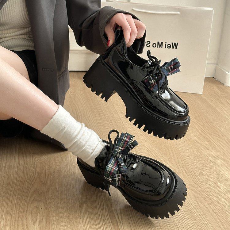 辣妹厚底小皮鞋女英伦学院风2026春季新款jk单鞋子玛丽珍鞋乐福鞋,女鞋,深口单鞋,淘宝优惠券,粉丝福利购,淘宝优惠卷