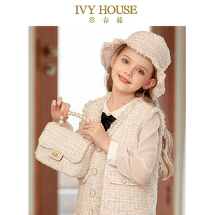 款 女童包包春季 小香风两用挎包洋气淑女 HOUSE常春藤儿童装 IVY